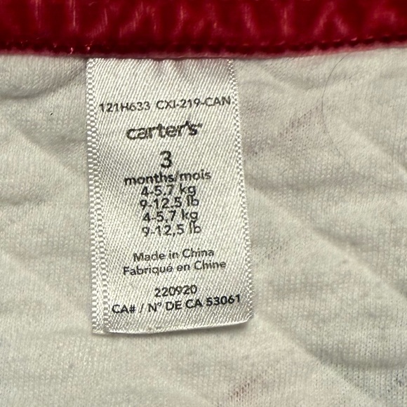 💥4/$20💥 💕🌸🩵 Carter's Quilted Floral Baby Girl’s Jacket Size 3 Months - Picture 10 of 10